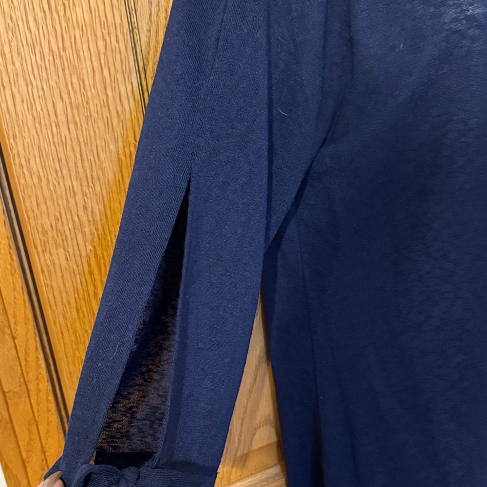 CROSBY by Mollie Burch Navy Blouse - Picture 3 of 5